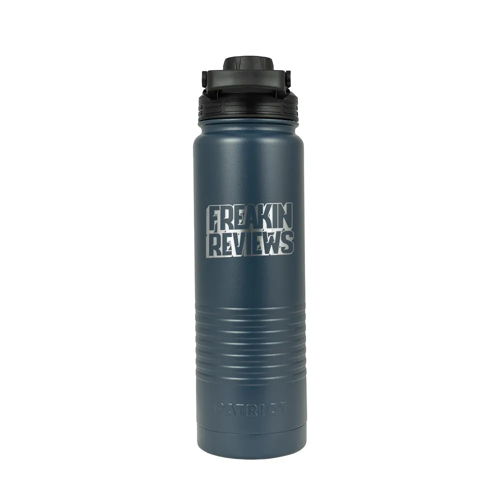 24oz Bottle | Freakin Reviews Logo (Laser Engraved)