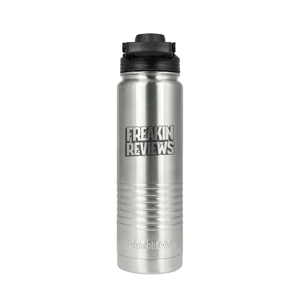 24oz Bottle | Freakin Reviews Logo (Laser Engraved)
