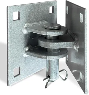 2pcs Floating Dock Hinge Heavy Duty Dock Hardware Brackets Female Corner Hinge Dock Parts Connector Hinge T Style Backer Plate