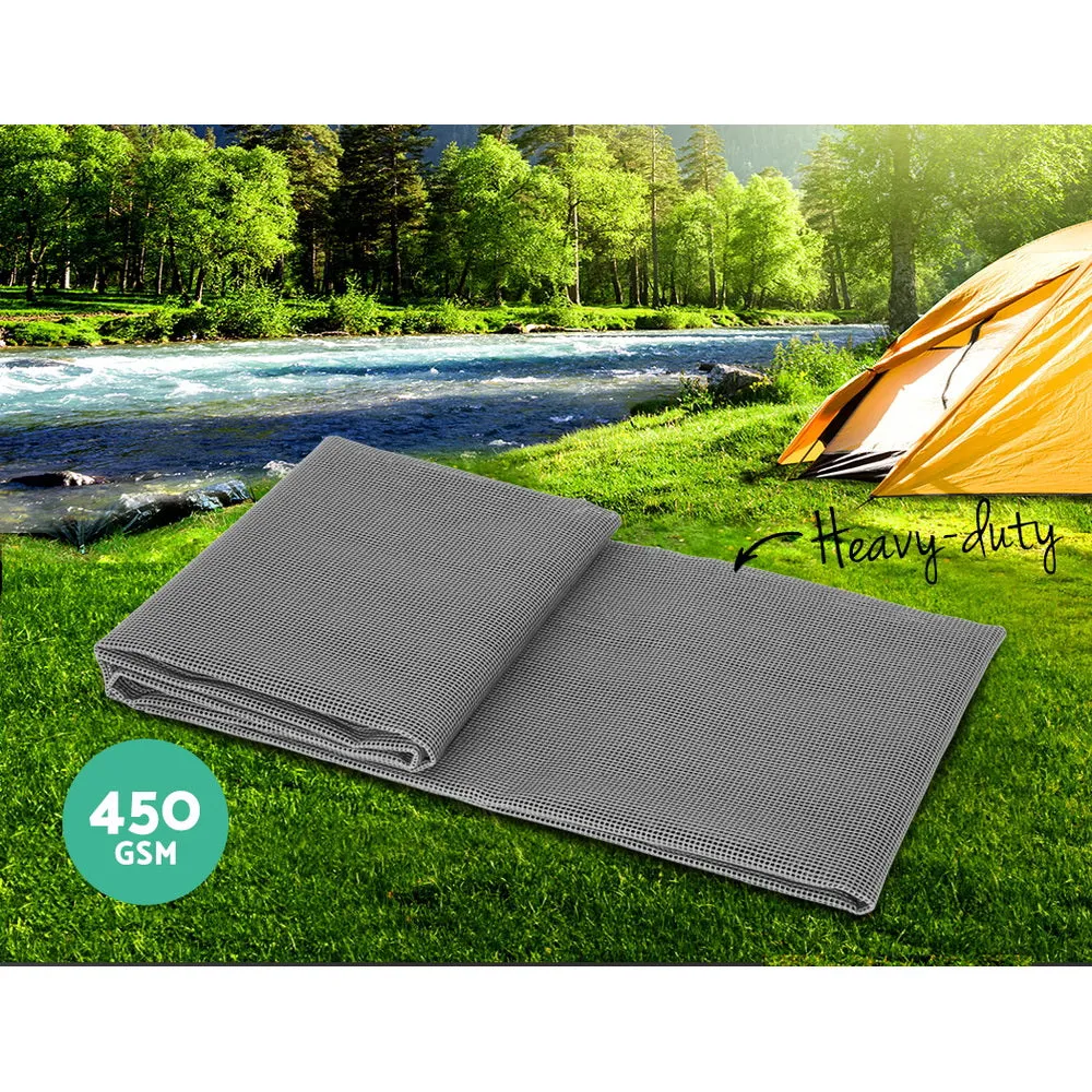 2pcs Heavy-Duty UV-Treated Non-Slip Caravan Annex Mats Weisshorn