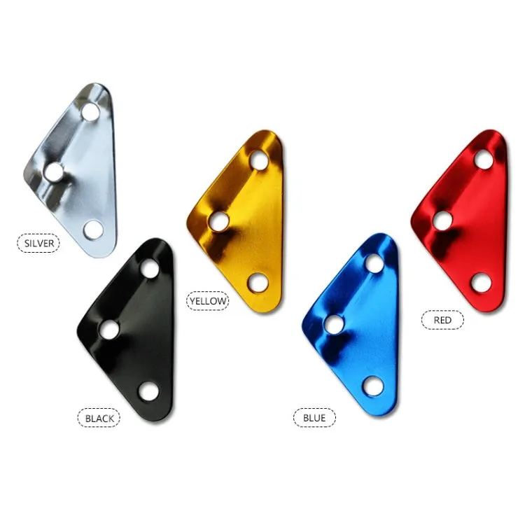 3 PCS Triangle Aluminum Alloy Wind Rope Buckle Adjustment Buckle Tent Canopy Pull Rope Slip Rope Buckle Accessories(Silver)