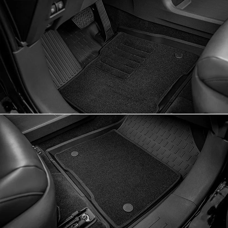 3W Toyota Sienna 7 Seat 2021-2023 Custom Floor Mats / Trunk Mat TPE Material & All-Weather Protection