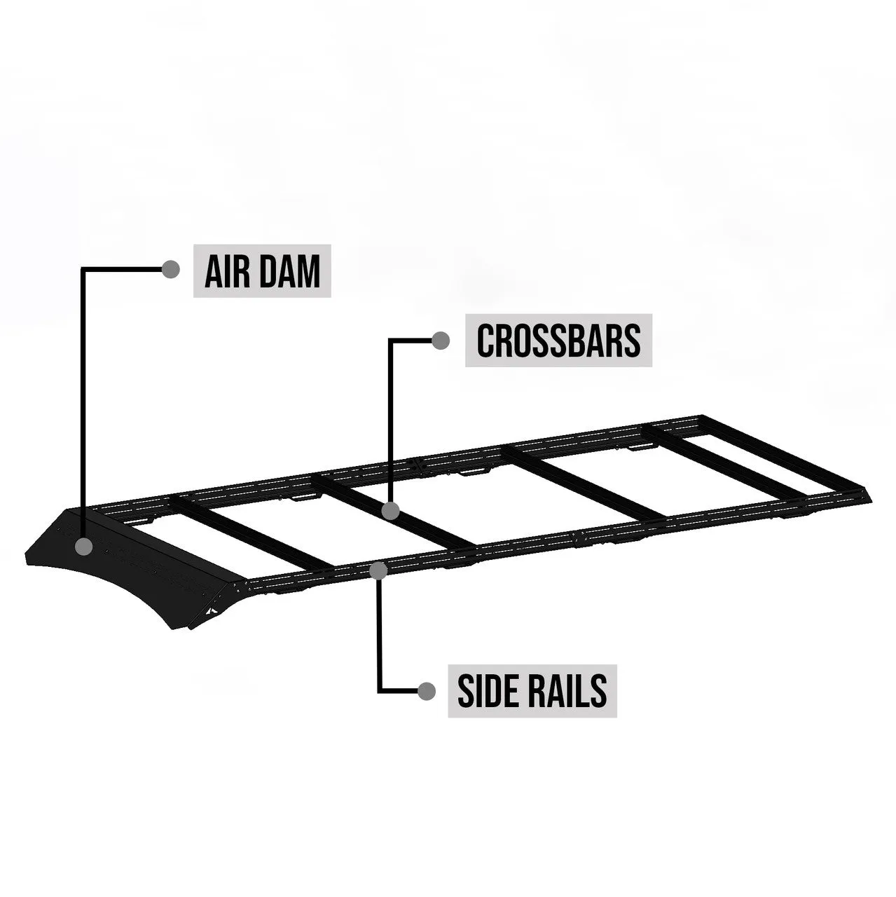 Aluminess Recon Modular Roof Rack - Sprinter 2007 