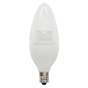 B11 2.8-Watt (25 Watt Equivalent) Candelabra Base Bright White Dimmable LED Lamp