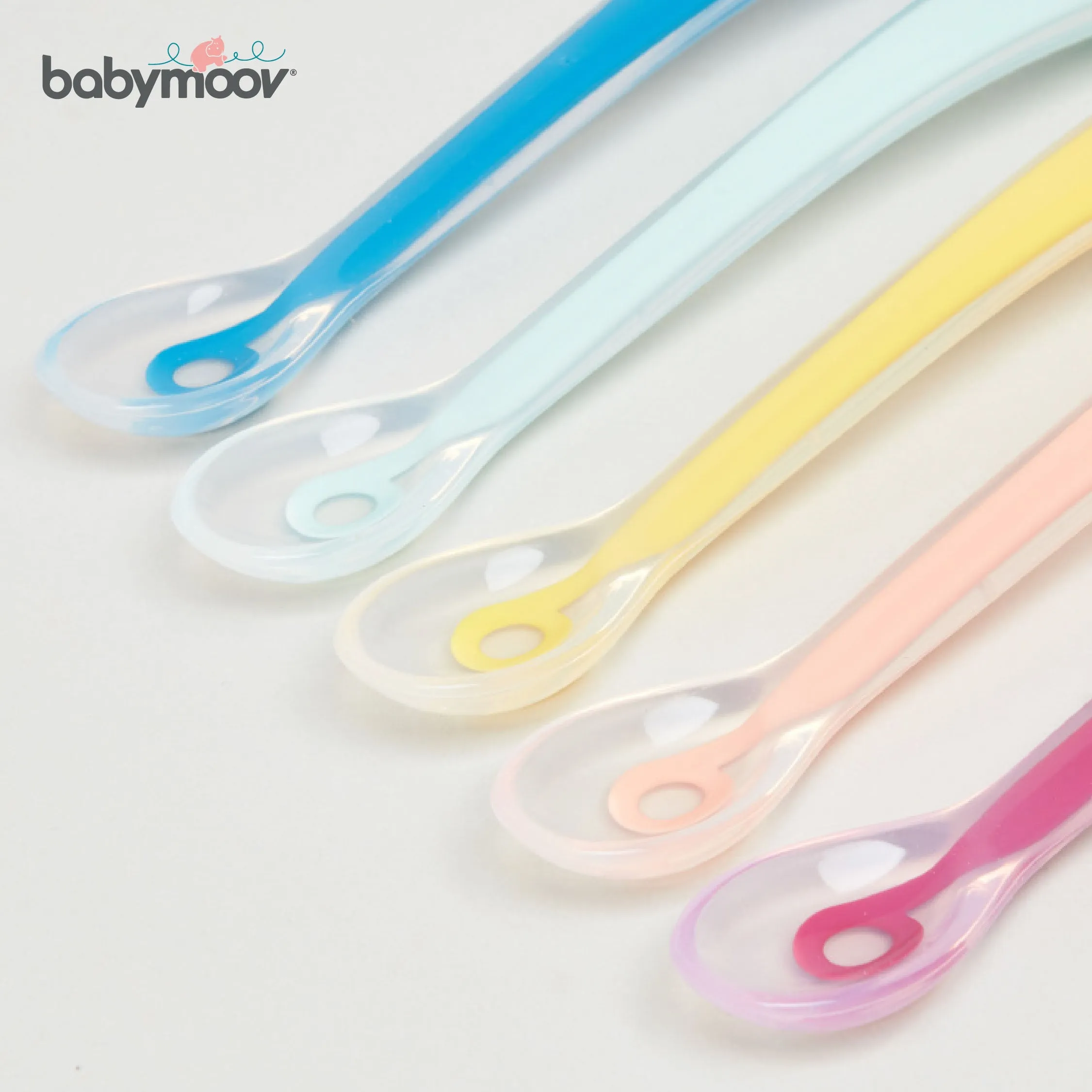Babymoov 1st Age Silicone Baby Spoon (4m )