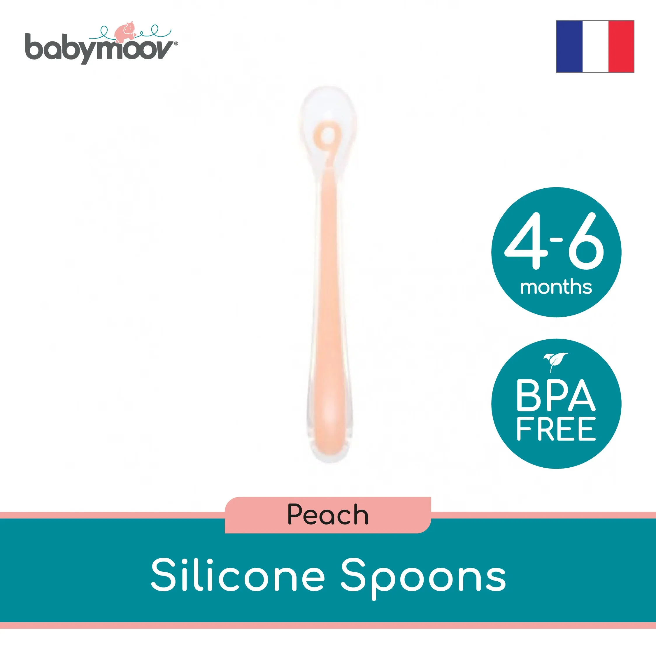 Babymoov 1st Age Silicone Baby Spoon (4m )