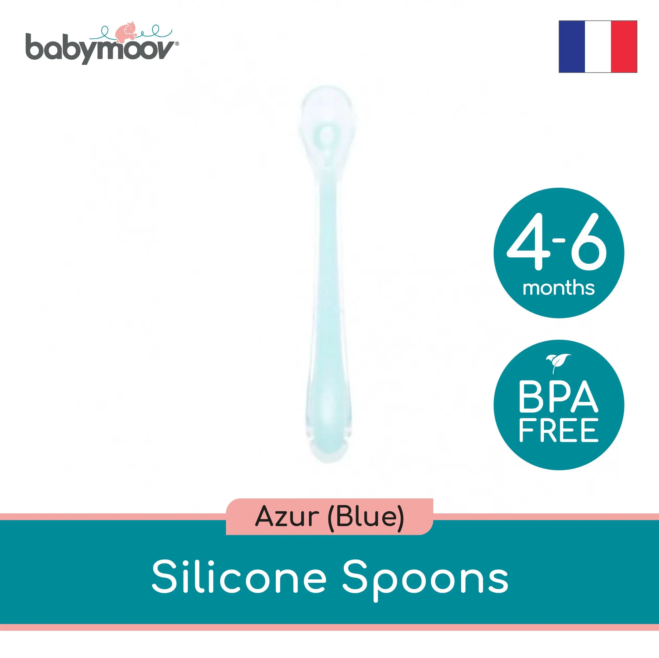 Babymoov 1st Age Silicone Baby Spoon (4m )
