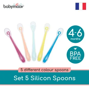 Babymoov 1st Age Silicone Baby Spoon (4m )