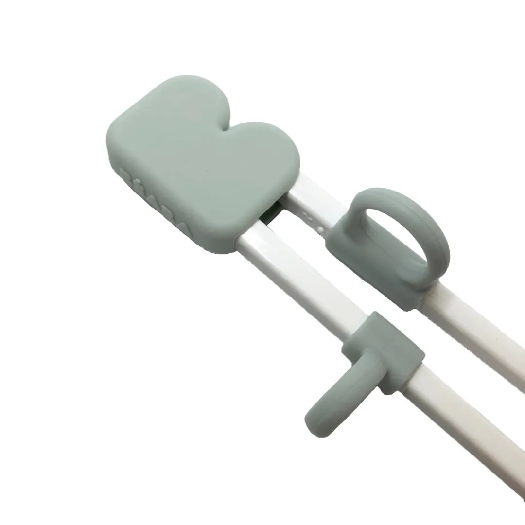 Beaba 3 in 1 Learning Chopsticks - Green Blue 3y 