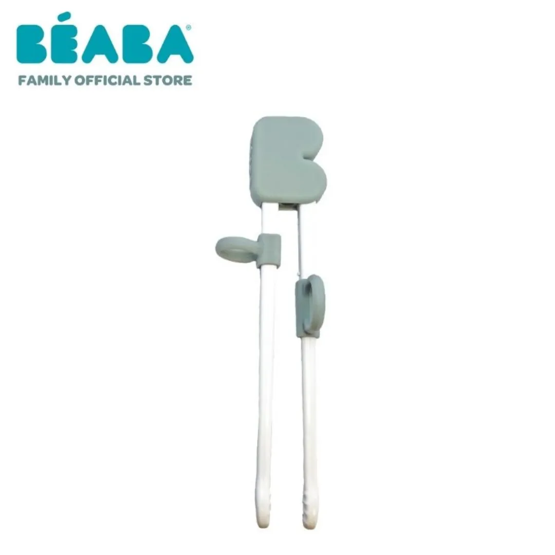 Beaba 3 in 1 Learning Chopsticks - Green Blue 3y 