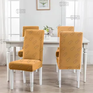 Beige – Flexible Jersey Cotton Chair Covers