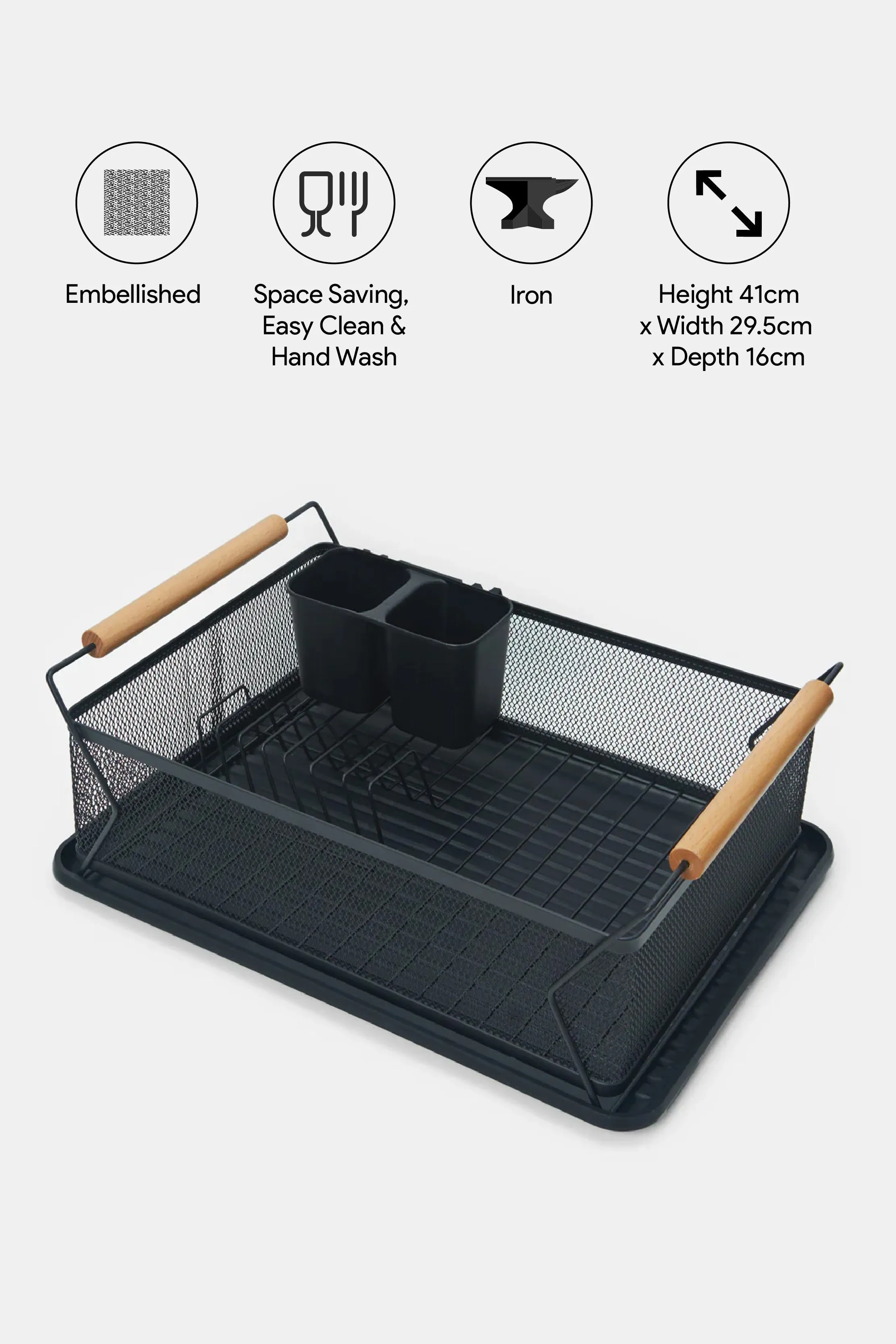 Black Dish Drainer