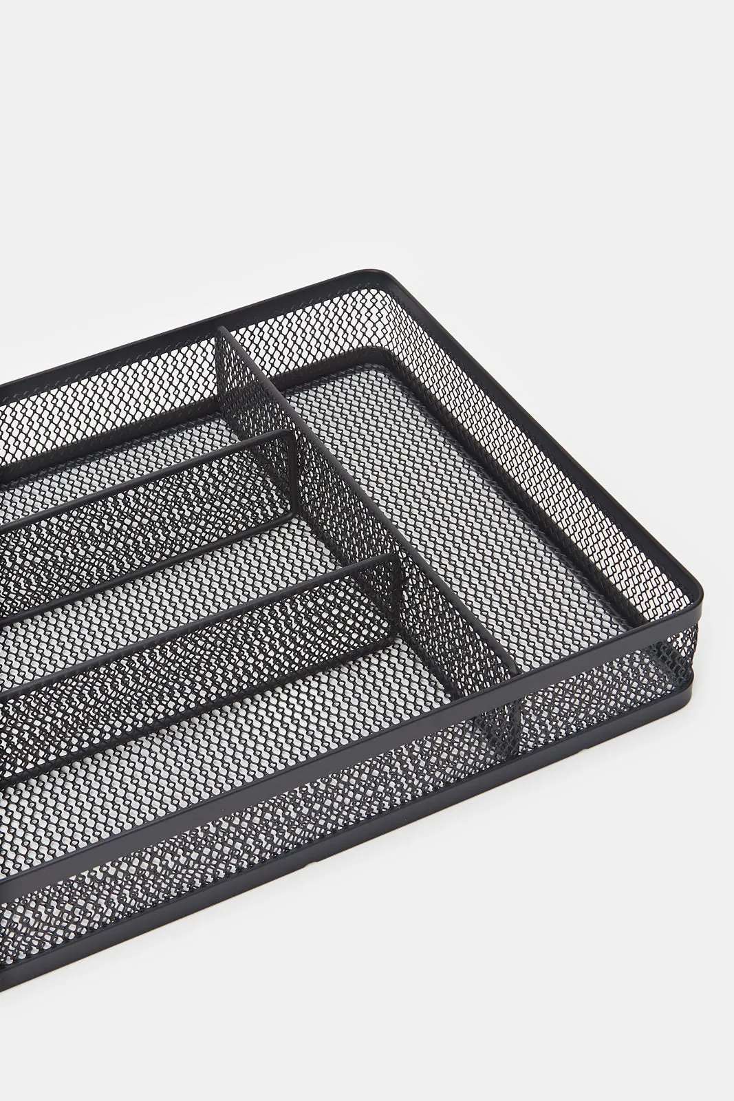 Black Rectangle Utensil Holder