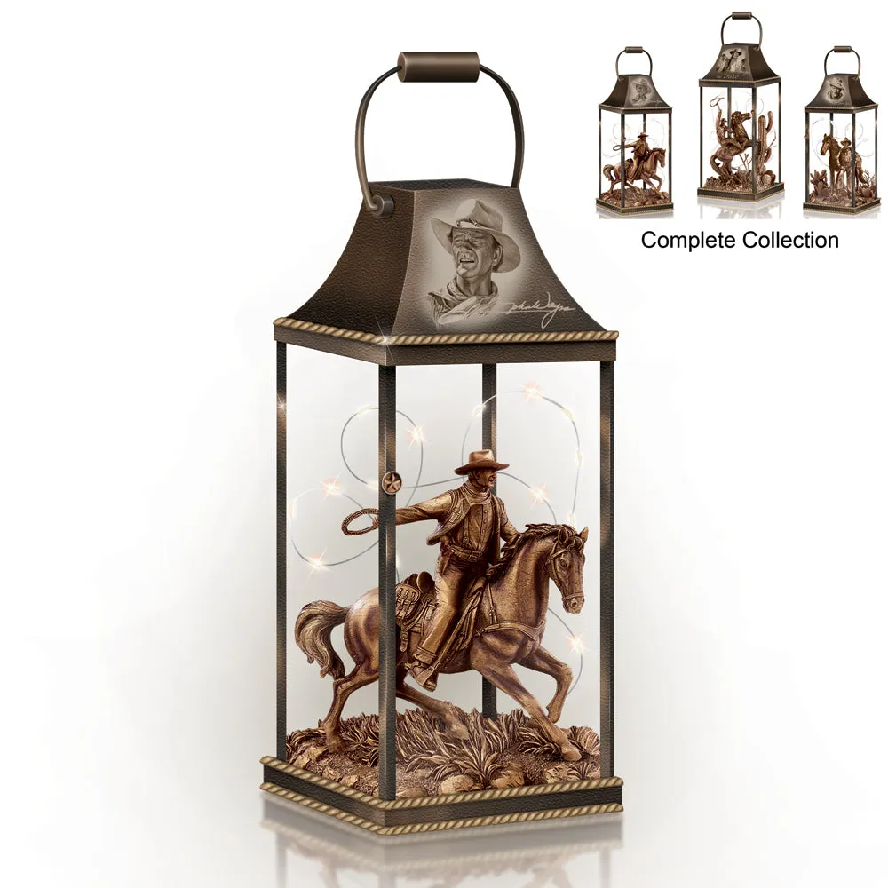 Bradford Exchange John Wayne Hollywood Luminary Lantern - Beacon of Courage #1