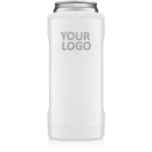 Brumate Hopsulator Slim Can Custom Coolers, White