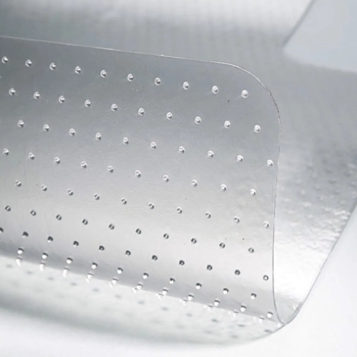 Chair Mat for carpets, studded, 120 x 150 cm, Clear