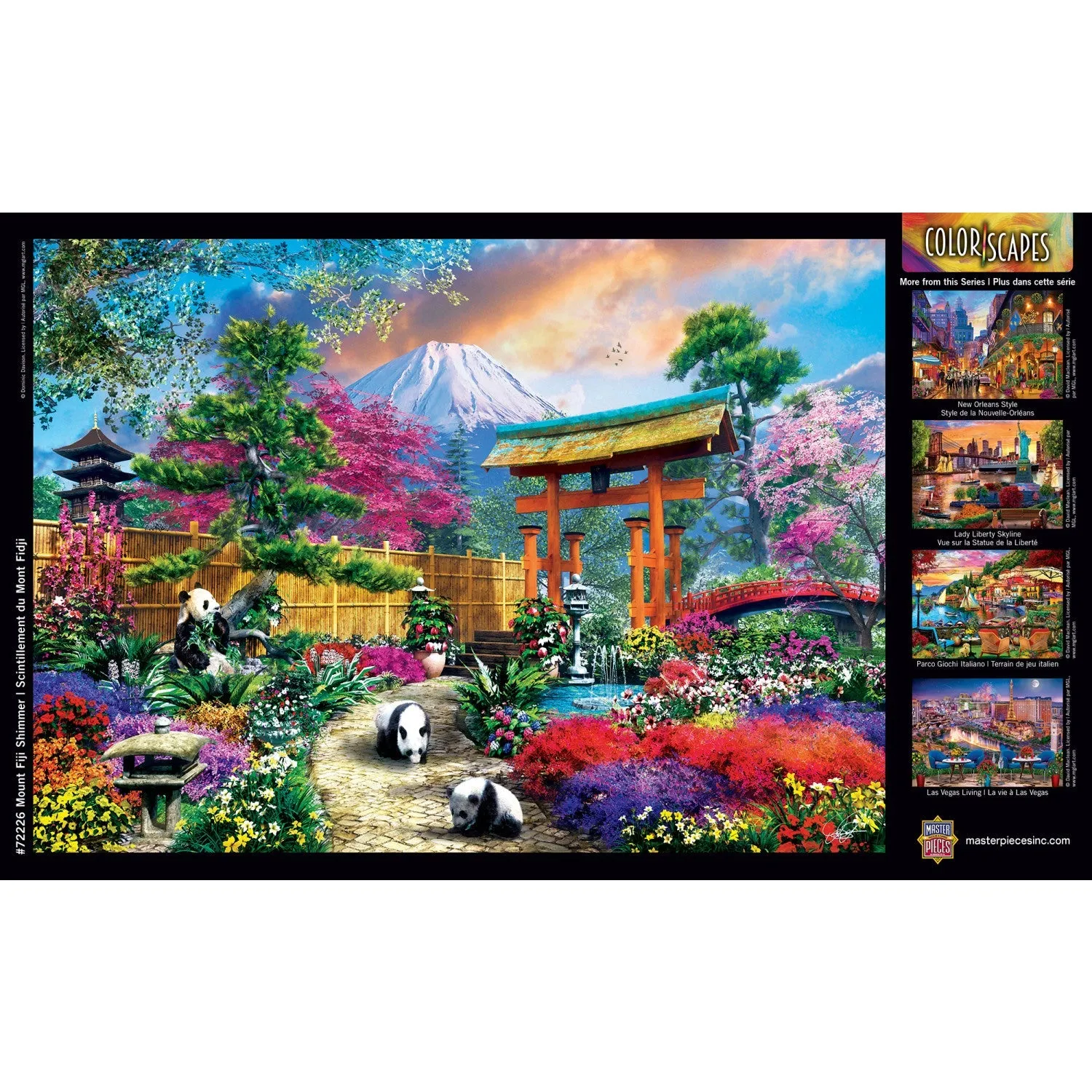 Colorscapes - Mount Fuji Shimmer 1000 Piece Jigsaw Puzzle