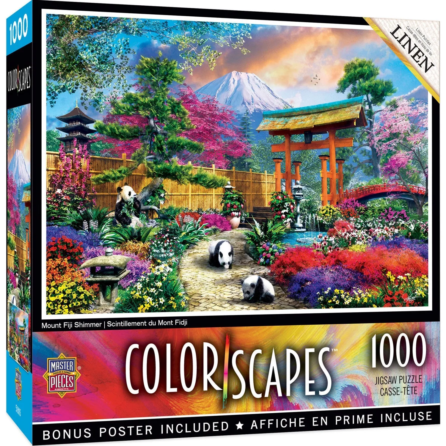 Colorscapes - Mount Fuji Shimmer 1000 Piece Jigsaw Puzzle