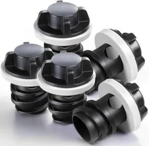 Cooler Plug Replacement for YETI, 5 Pack Cooler Drain Plug Compatible with YETI & RTIC Coolers, Leak-Proof Plug Replacement for YETI Tundra, RTIC Hard Cooler, Cooler Part