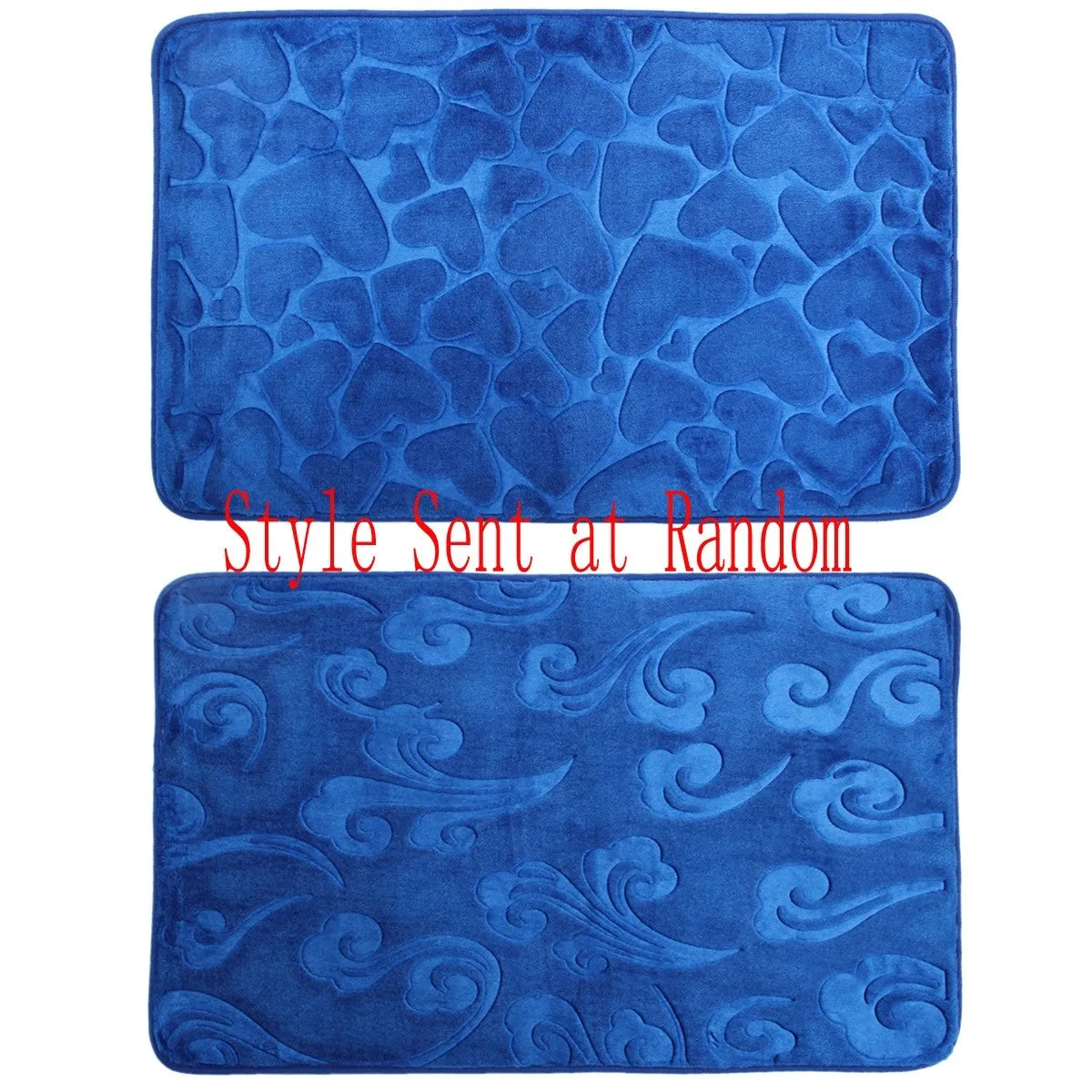 Coral Velvet 3Pcs Non-Slip Bathroom Pedestal Rugs   Toilet Seat Lid Cover Set Floor Carpet Shower Mat Room Comfy Washable