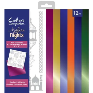 Crafter's Companion Arabian Nights Foil Transfers 8"X8" Arabian Nights