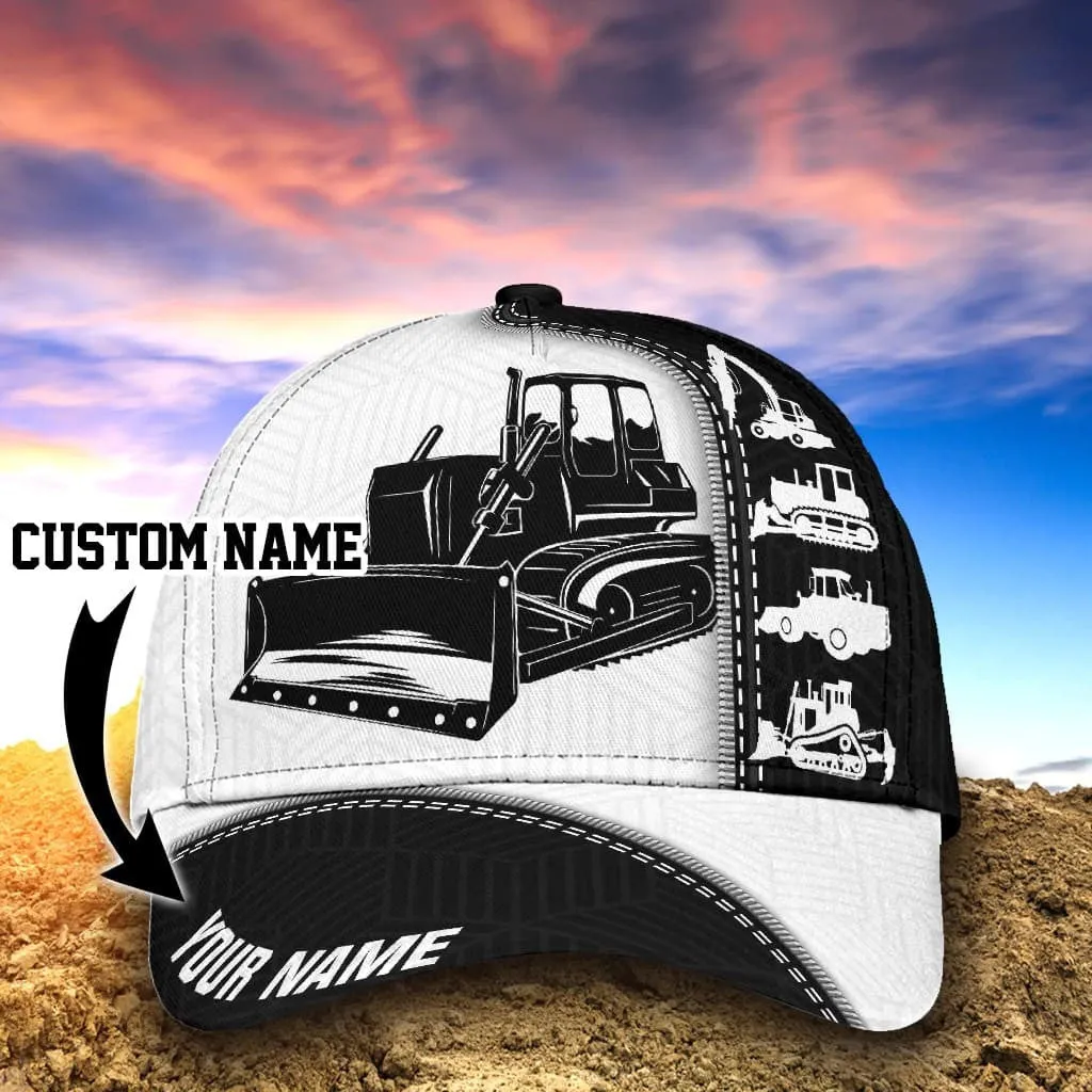 Custom Heavy Equipment 3D Classic Cap for Husband Proud of Heavy Equipment Hat