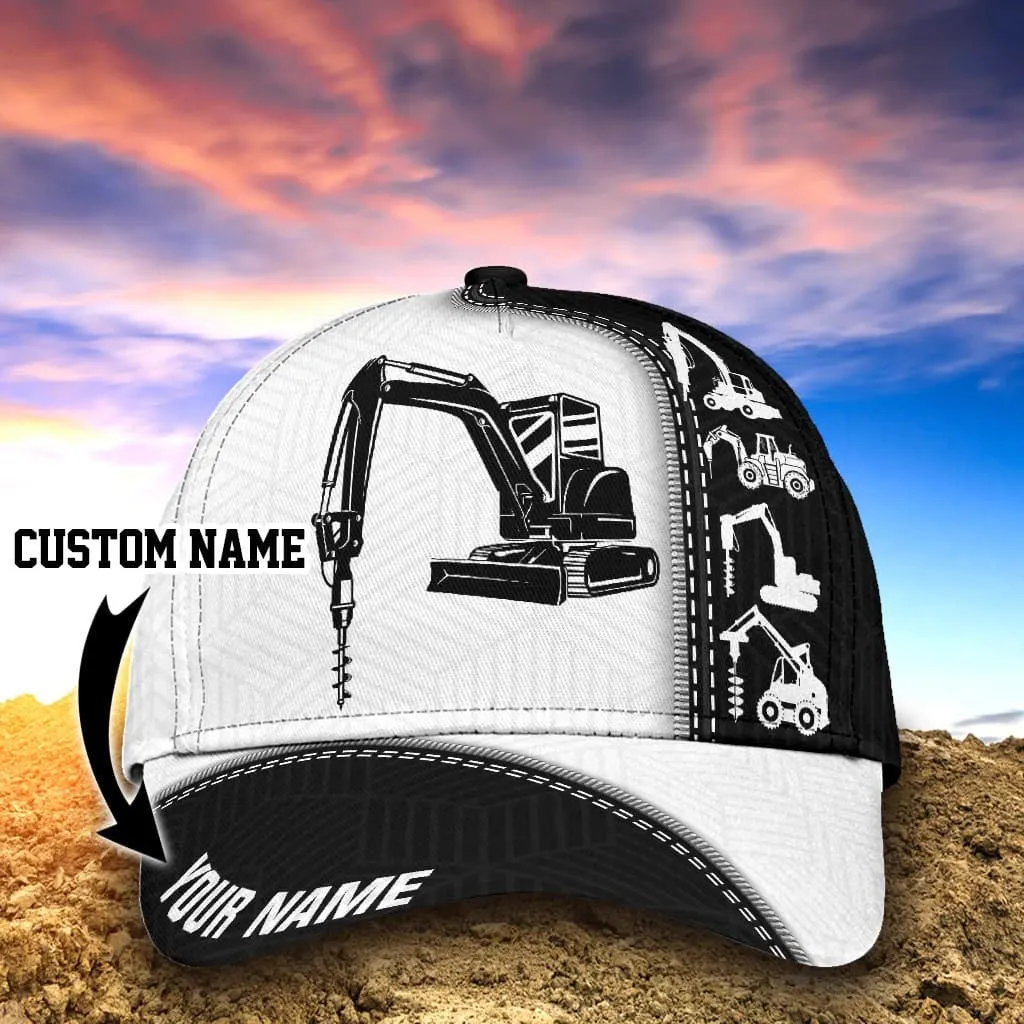 Custom Heavy Equipment 3D Classic Cap for Husband Proud of Heavy Equipment Hat