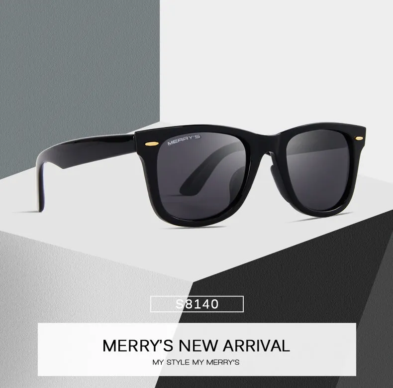 Designer Men/Women Classic Retro Rivet Polarized 100% UV Protection Sunglasses
