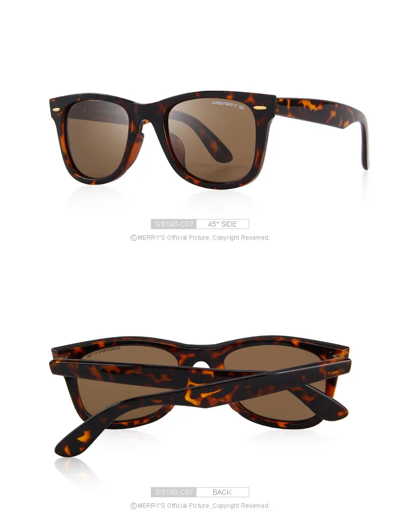 Designer Men/Women Classic Retro Rivet Polarized 100% UV Protection Sunglasses