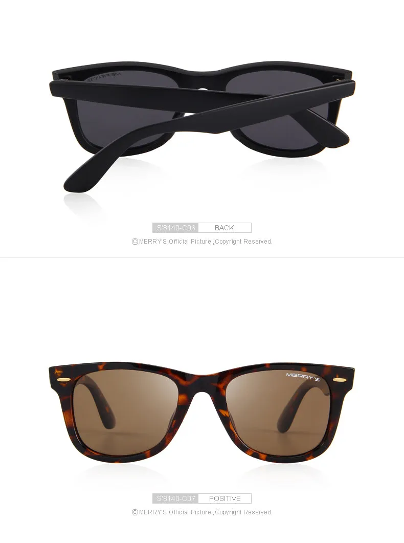 Designer Men/Women Classic Retro Rivet Polarized 100% UV Protection Sunglasses