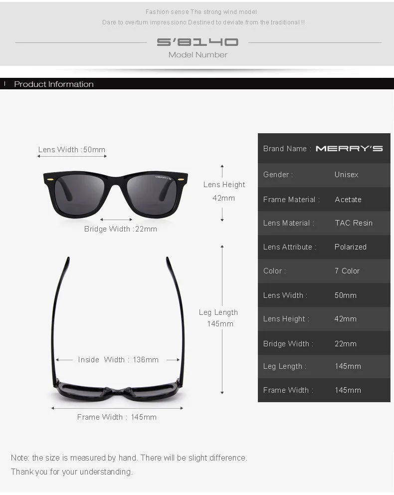 Designer Men/Women Classic Retro Rivet Polarized 100% UV Protection Sunglasses