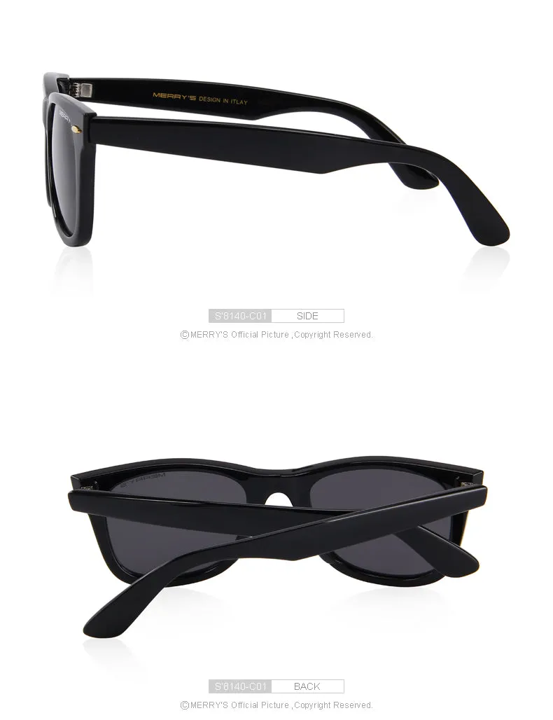 Designer Men/Women Classic Retro Rivet Polarized 100% UV Protection Sunglasses