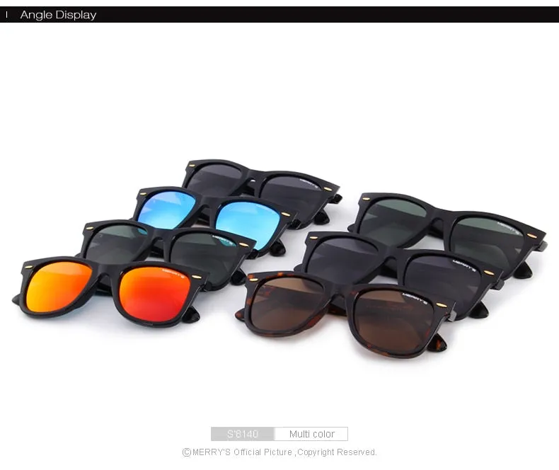 Designer Men/Women Classic Retro Rivet Polarized 100% UV Protection Sunglasses