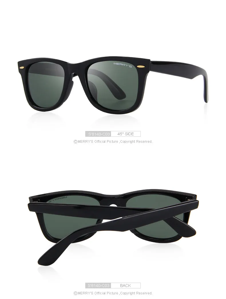 Designer Men/Women Classic Retro Rivet Polarized 100% UV Protection Sunglasses