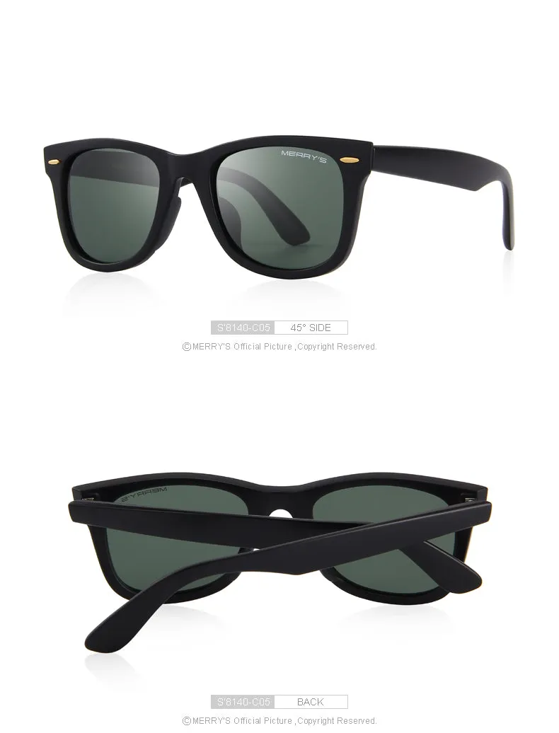 Designer Men/Women Classic Retro Rivet Polarized 100% UV Protection Sunglasses