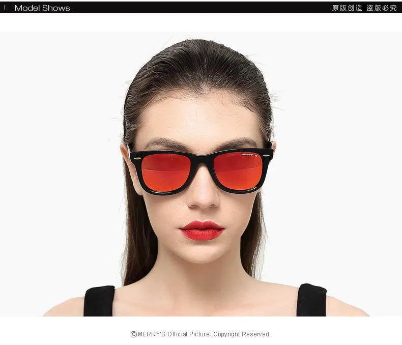 Designer Men/Women Classic Retro Rivet Polarized 100% UV Protection Sunglasses