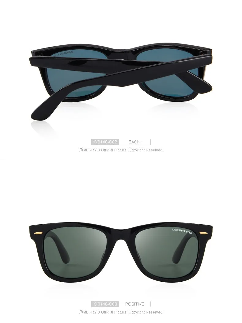 Designer Men/Women Classic Retro Rivet Polarized 100% UV Protection Sunglasses