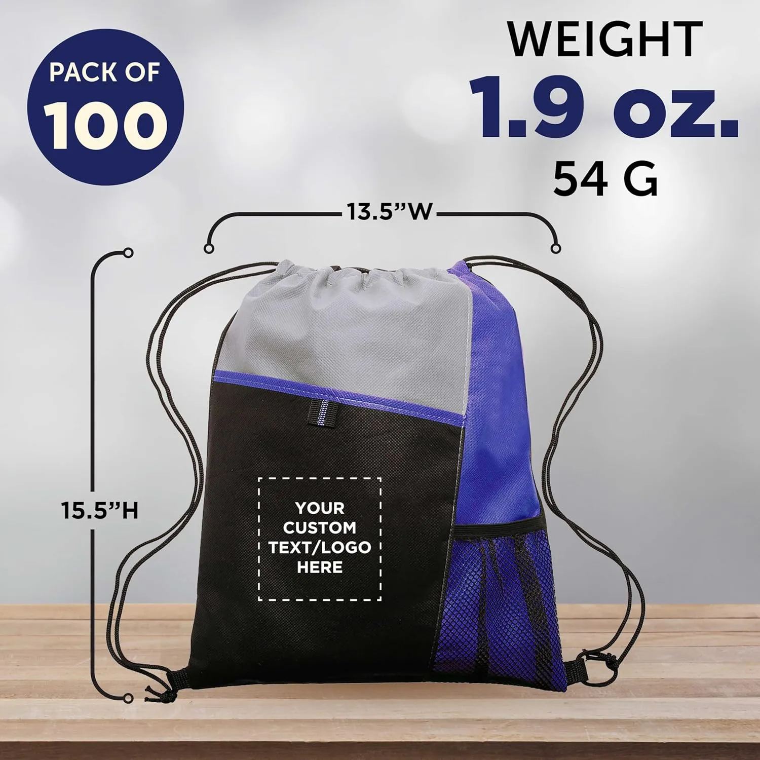 DISCOUNT PROMOS Drawstring Backpacks