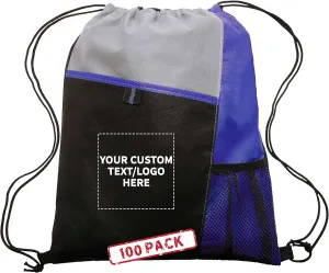 DISCOUNT PROMOS Drawstring Backpacks