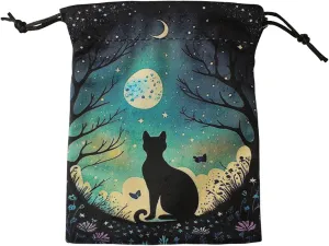 Drawstring Dices Bag Astrolabes Divinations Tarots Card Bag Board Game Mini Flannelette Jewelry Packaging Storage Pouch Mini Drawstring Bags