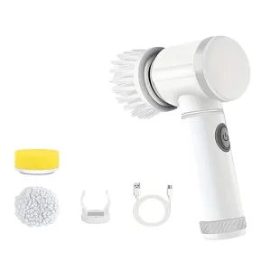 Electric Spin Scrubber Electric Cleaning Brush Cordless Power Scrubber with Replaceable Brush Heads