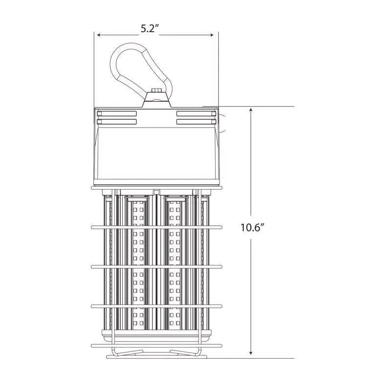 Feit Pro Series 12000 lm LED Corded String/Linkable Work Light