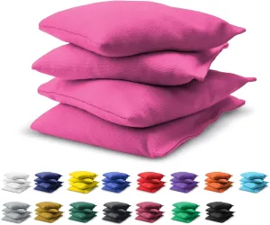 GoSports Cornhole Bean Bags Set of 4 - Regulation All Weather - Pink