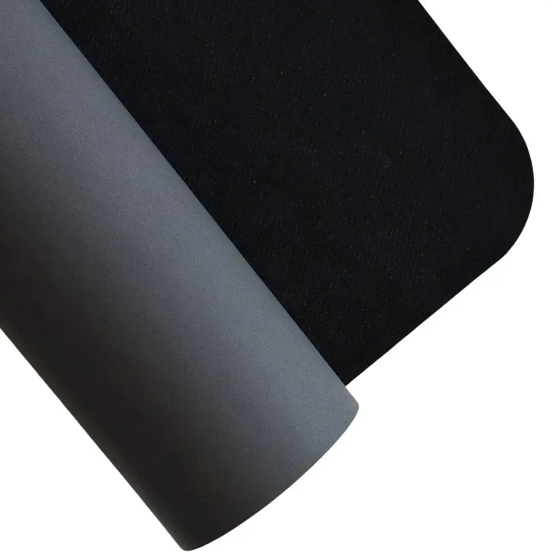 Grey Anti-Slip Yoga Mat 4mm (  Free Carry Strap)