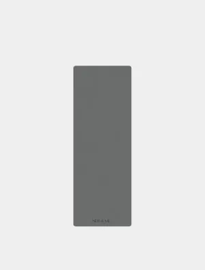 Grey Anti-Slip Yoga Mat 4mm (  Free Carry Strap)