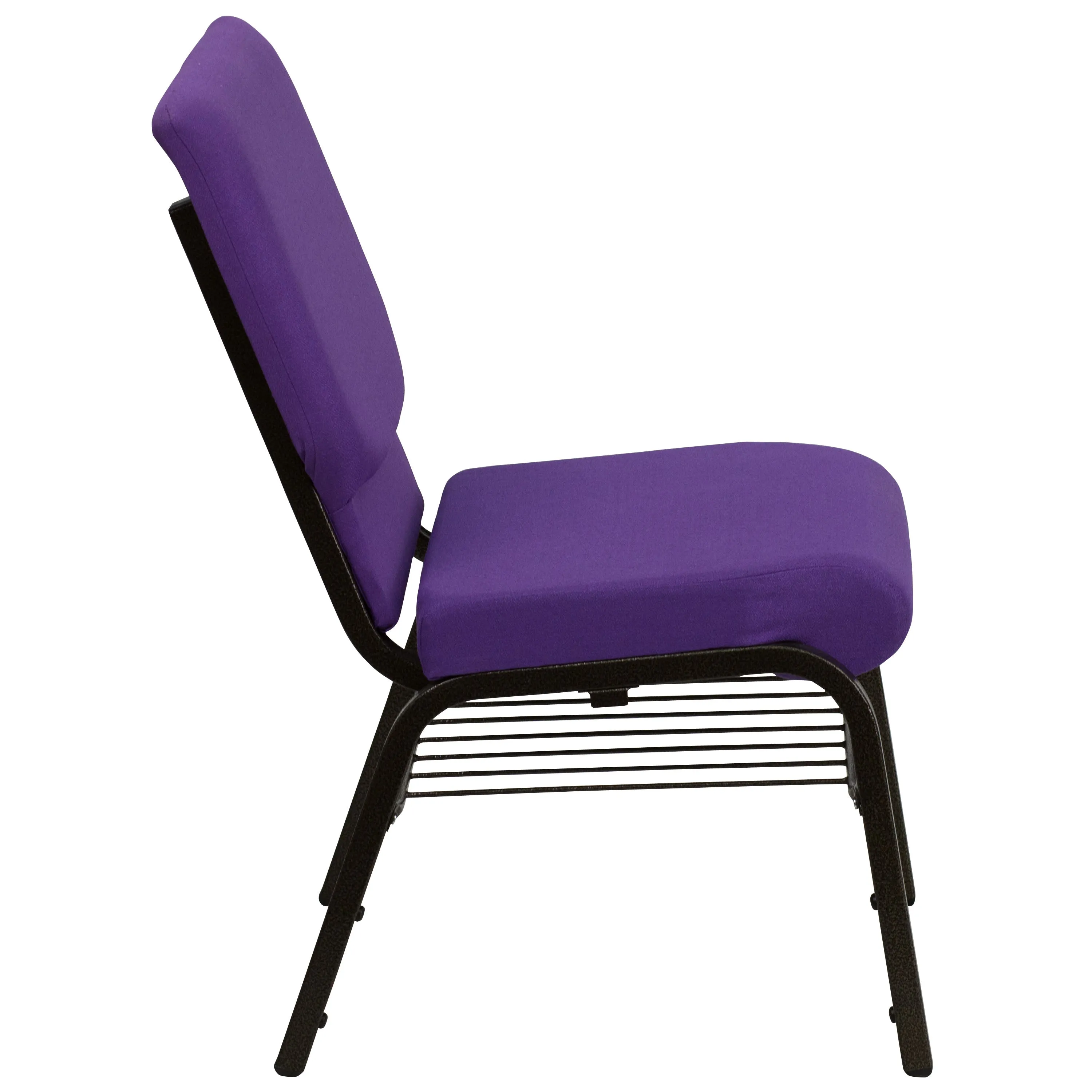 HERCULES Series 18.5''W Church Chair with Book Rack
