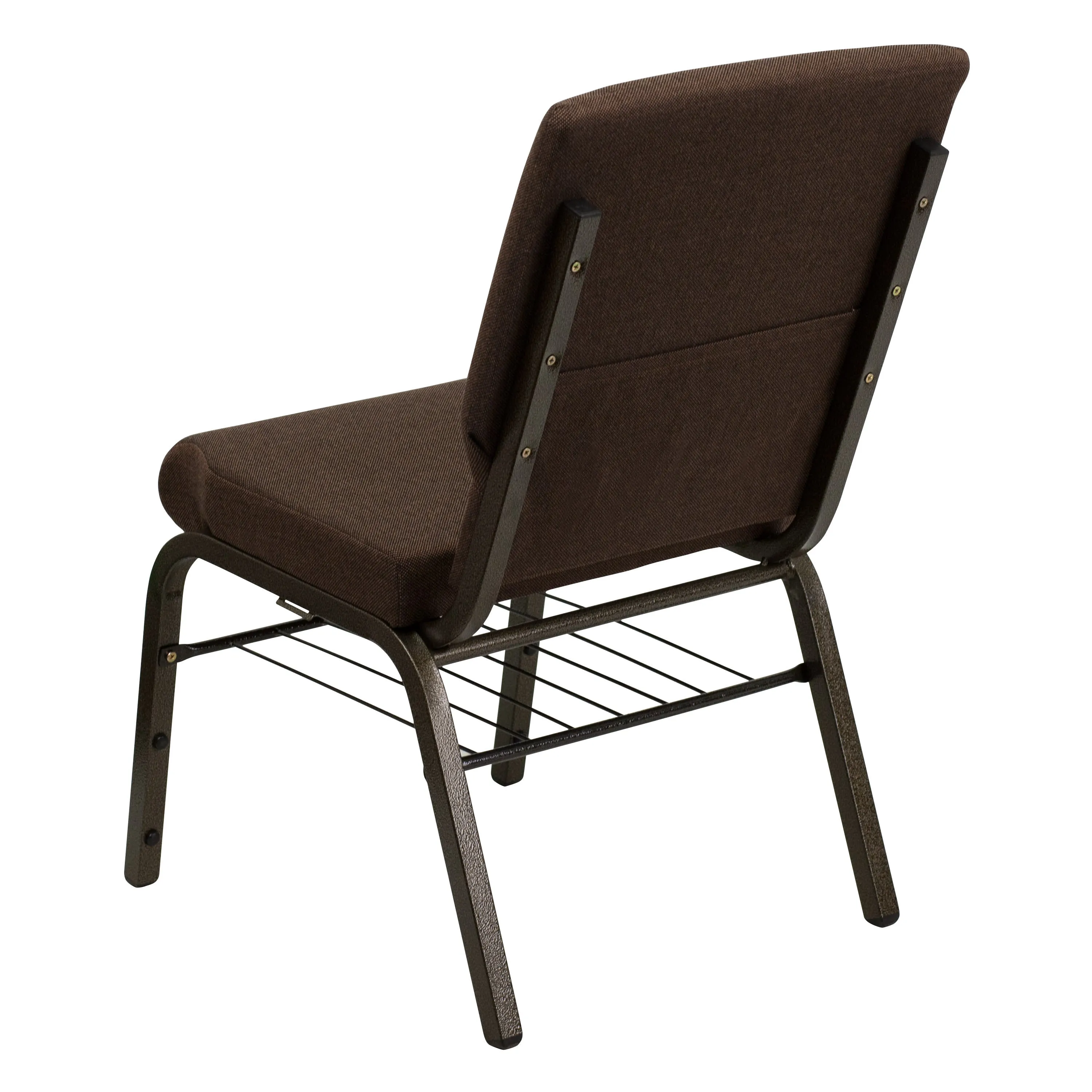 HERCULES Series 18.5''W Church Chair with Book Rack