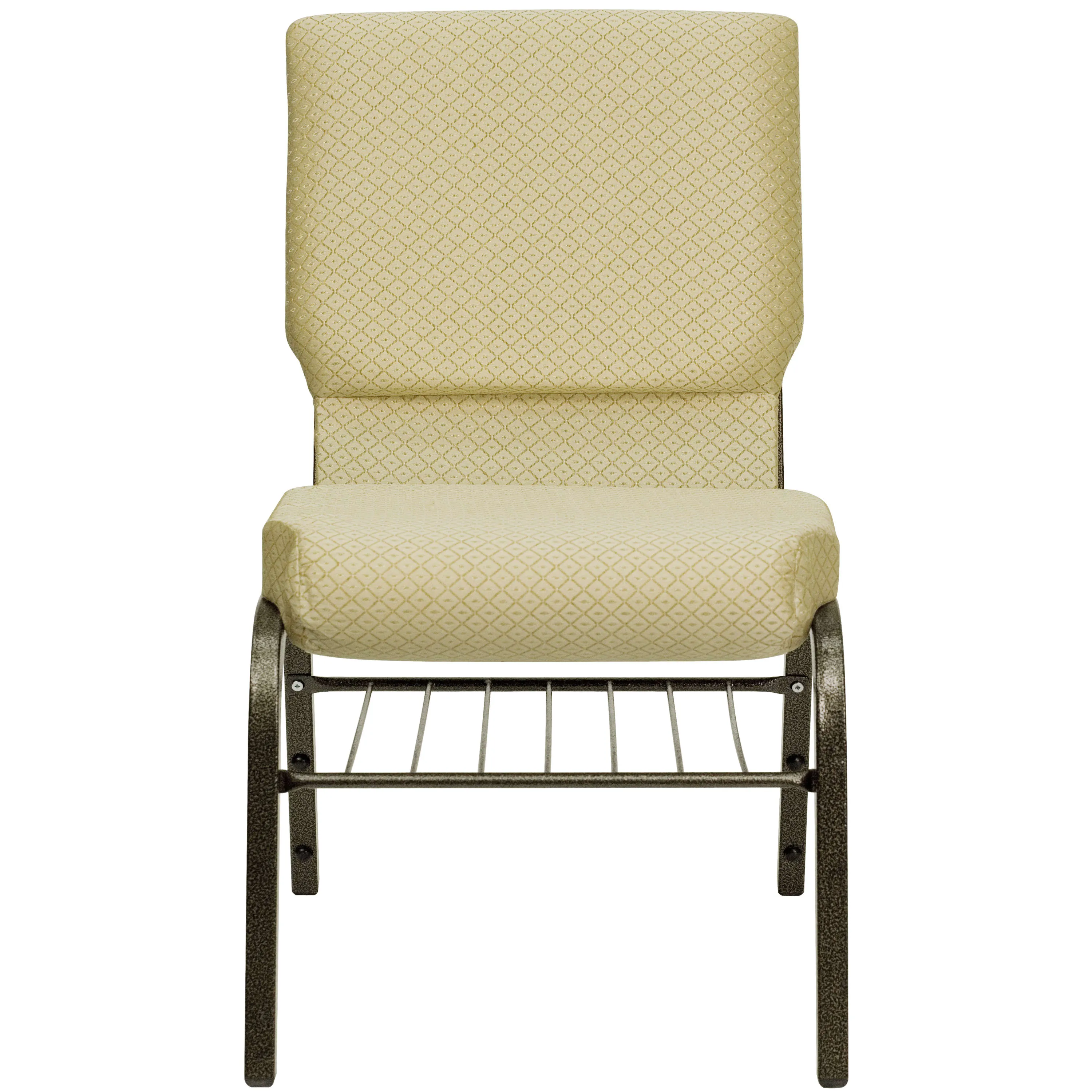 HERCULES Series 18.5''W Church Chair with Book Rack