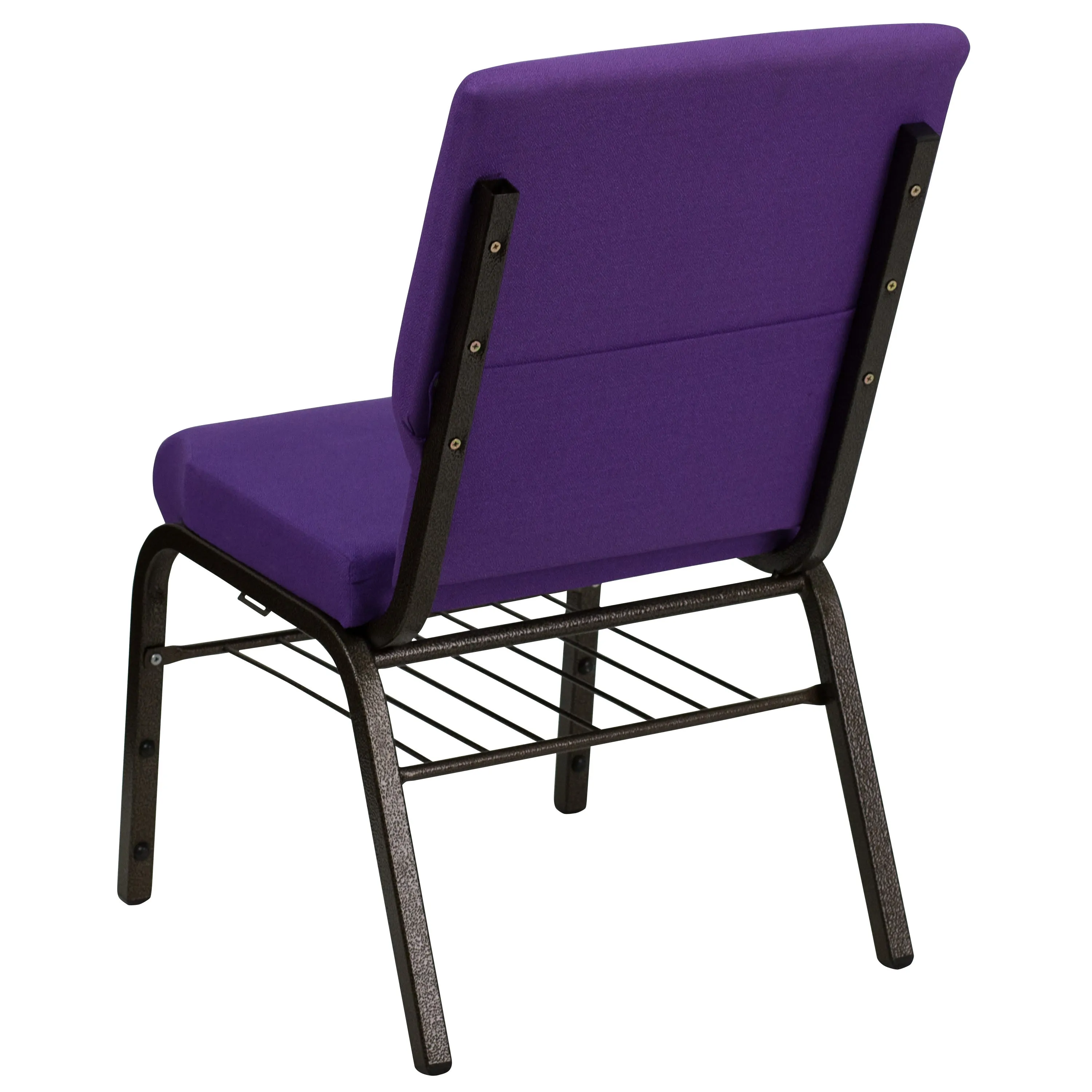 HERCULES Series 18.5''W Church Chair with Book Rack