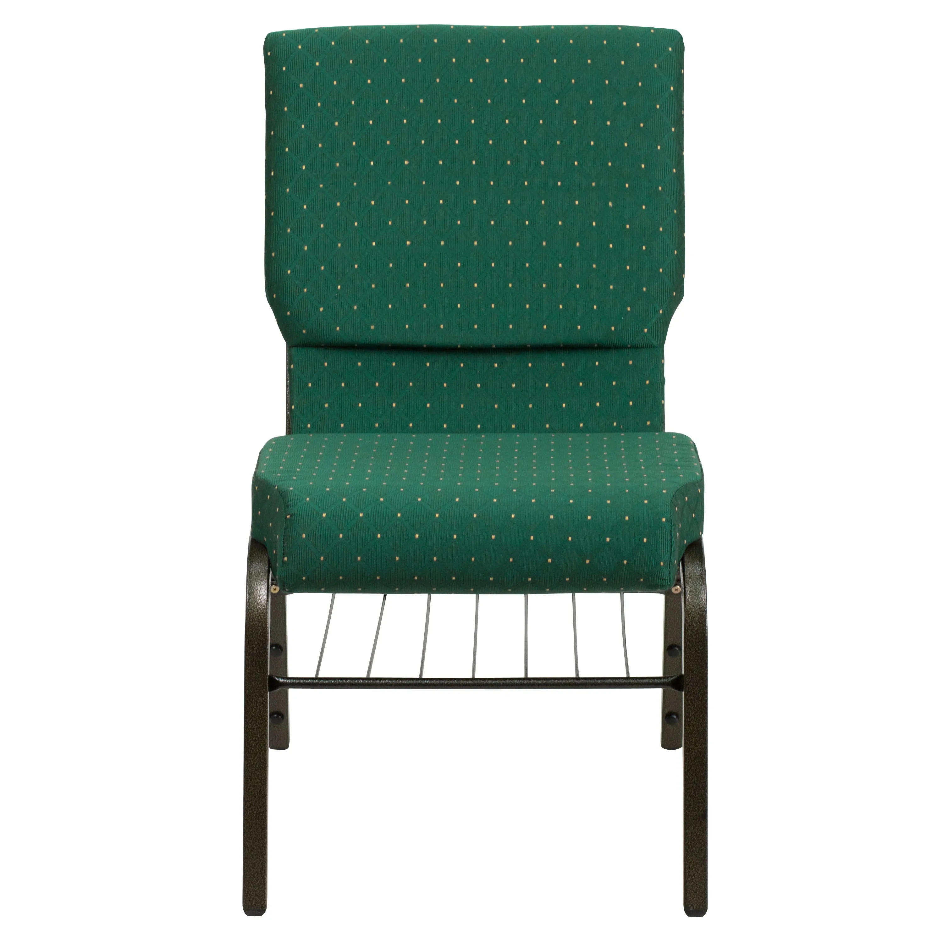 HERCULES Series 18.5''W Church Chair with Book Rack